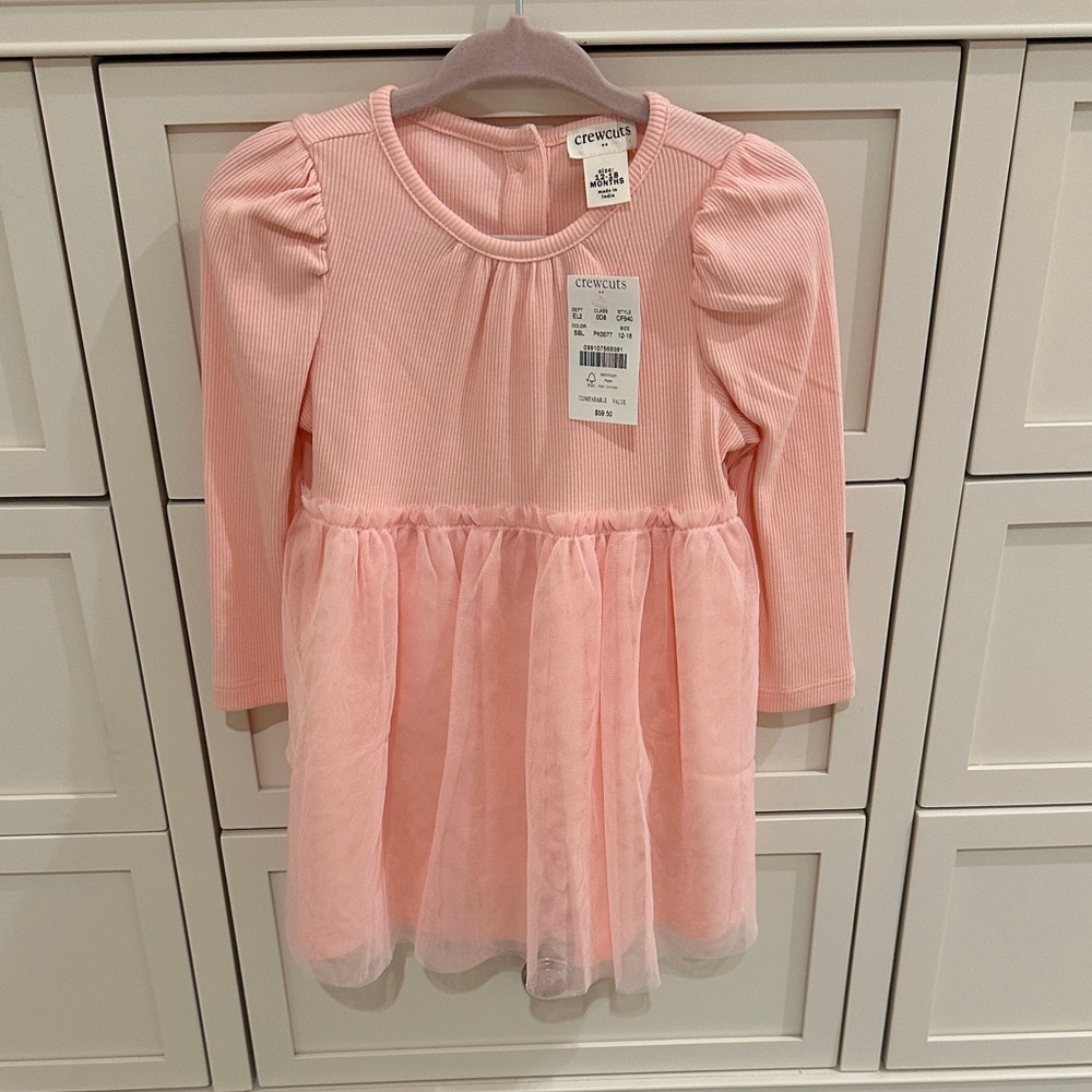 Crewcuts Pink Long Sleeve Dress